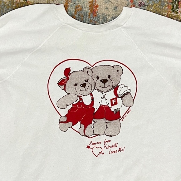 Vintage Someone From Fairchild Loves Me! Branson Missouri 1980s Sweatshirt - Picture 2 of 5